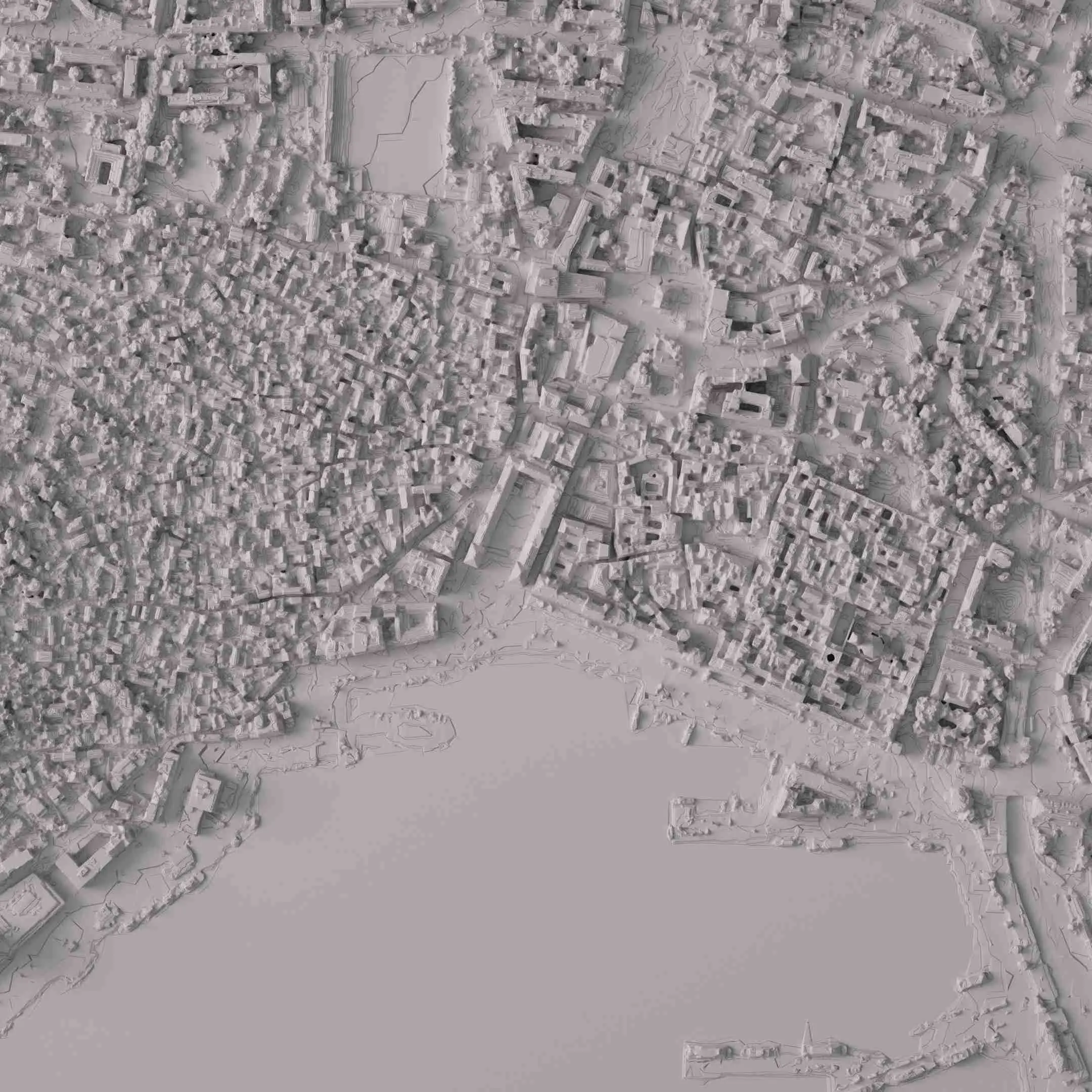 3D MODEL OF THE PORT OF SPLIT, SPLIT, CROATIA