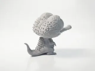 Cute Alligator Figurine Chibi 3D Printable