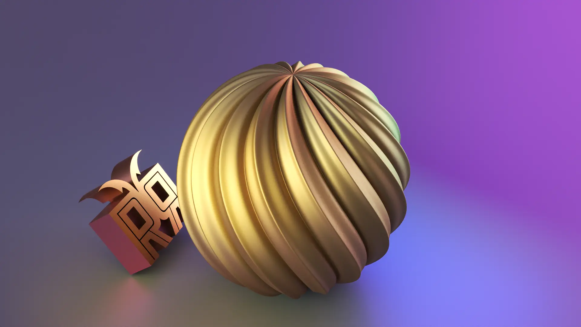 Round Welle candle mold sphere