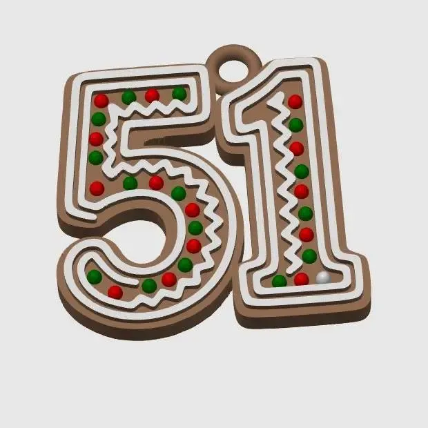 51 Gingerbread freshly biscuit