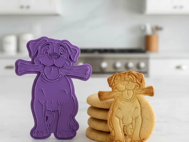 rottweiler-with-a-stick-cookie