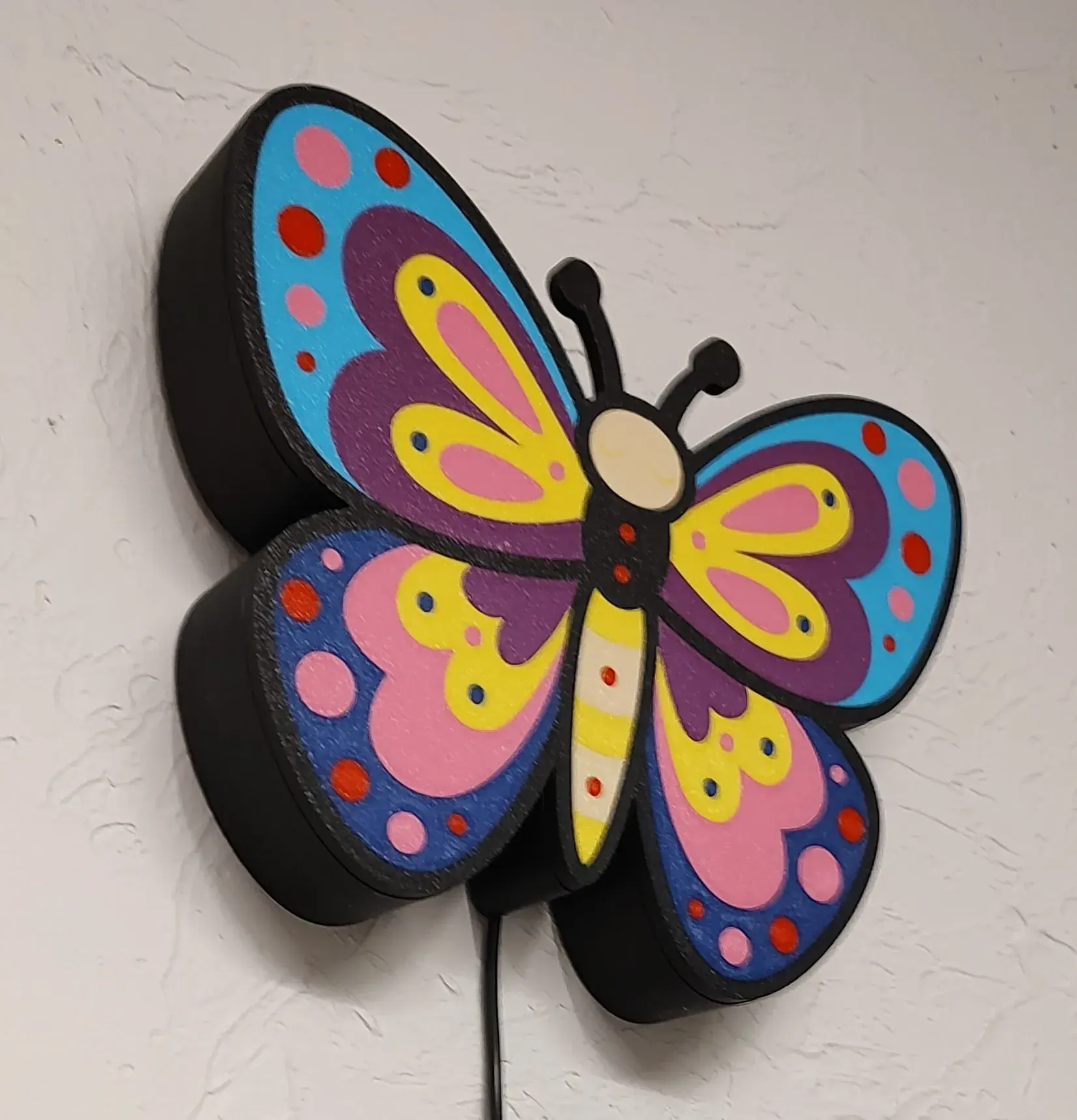 Colorful Butterfly Night Light for KIDS