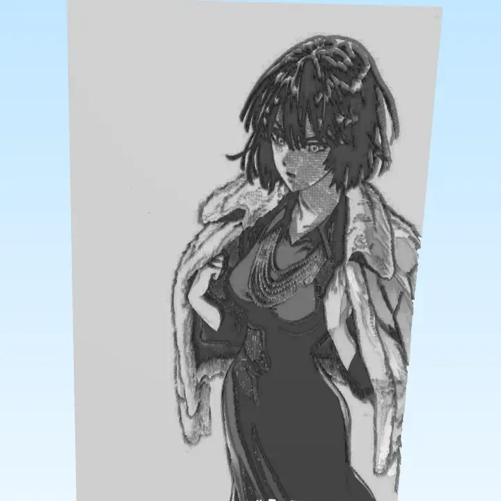 One Punch man 3d Manga Art 