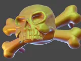 Skull Pirate Big Handle Door -3