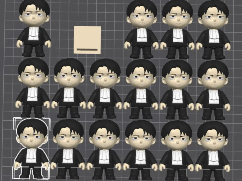 Levi Ackerman flexi mini