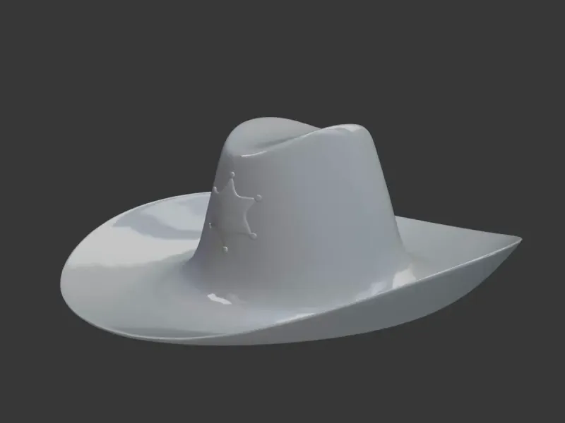 Cowboy Hat – 3D Printable Western Hat for Cosplay