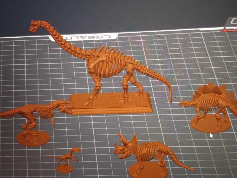 desk top dinosaur collection