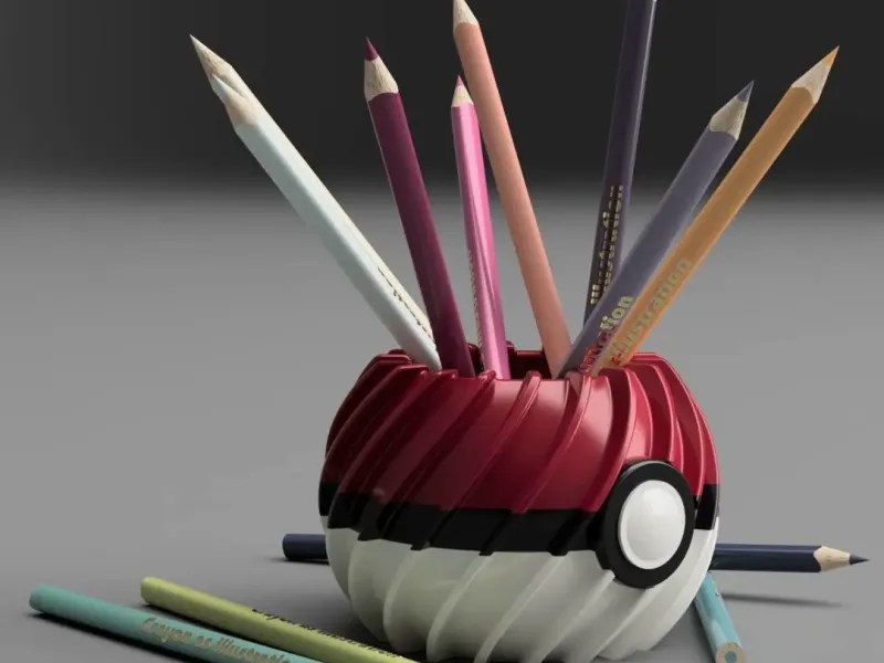 Soporte para lápices PokéBall