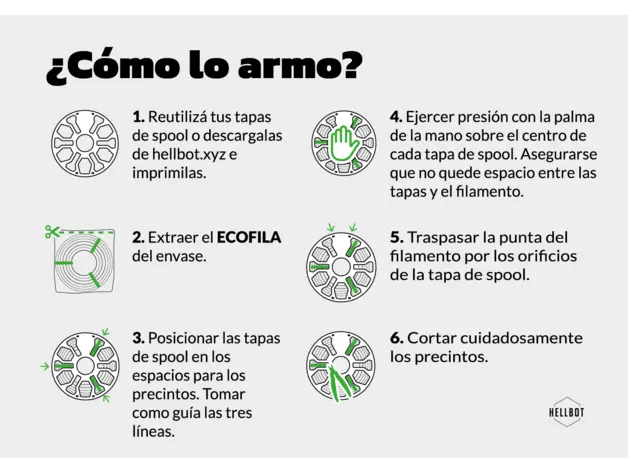 Spool Ecofila de Hellbot