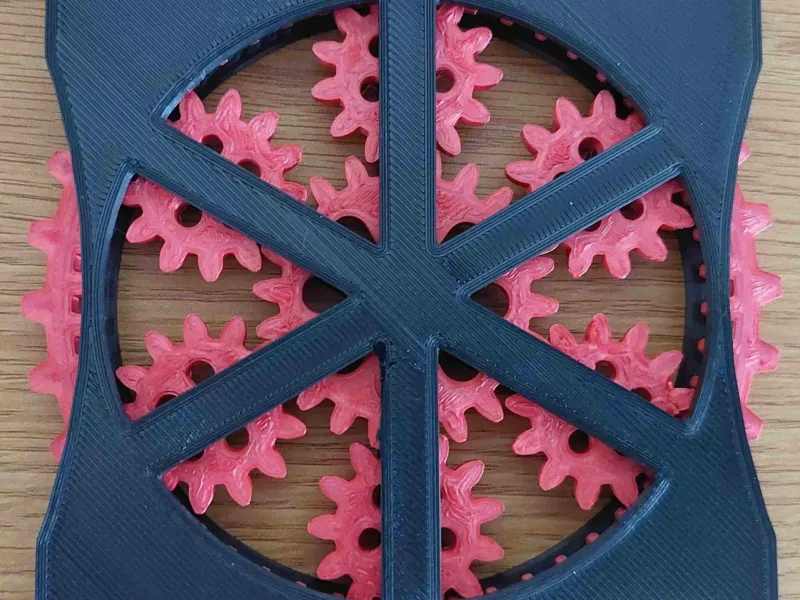 Gear - 7 Cog Drinks Coaster
