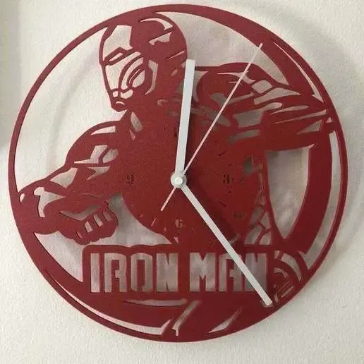 iron man desk clock