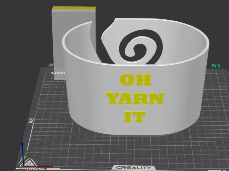 Oval Yarn Bowl,