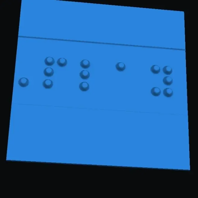 PLAY BRAILLE CODE 1 BUTTON 