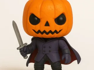 Pop style pumpkin swordsman 