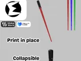 Collapsible LightSaber (Fully 3D Printable)-2