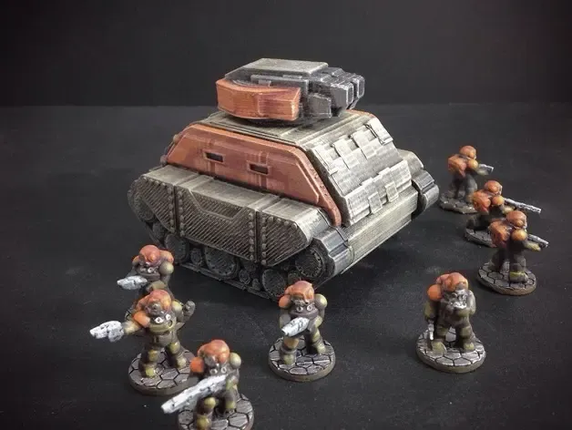 Gılgamış Desenli Savaş Tankı (15mm ölçekli)