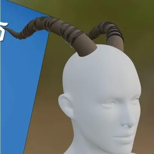 Antelope's horns for cosplay Zootopia