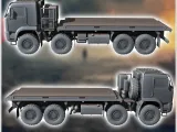 Kamaz 6560 russian transport truck - miniatures warhammer ta-1