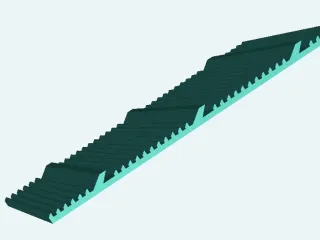 sluice mat / fine 