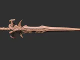 Lich King - Frostmourne 3D print model-4
