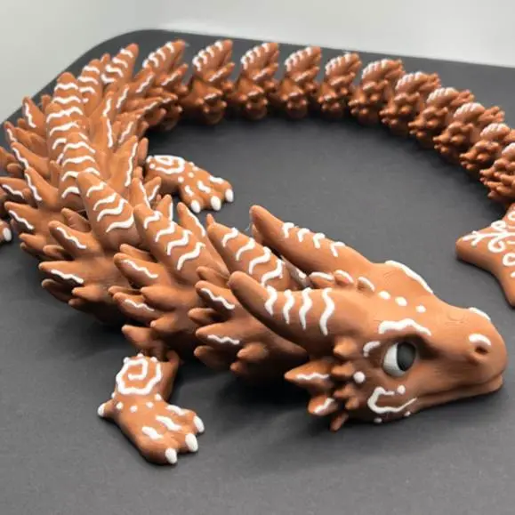 Gingerbread Flexi Dragon