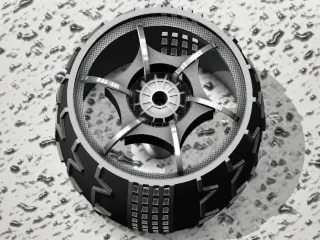 Wheel Moon Rover