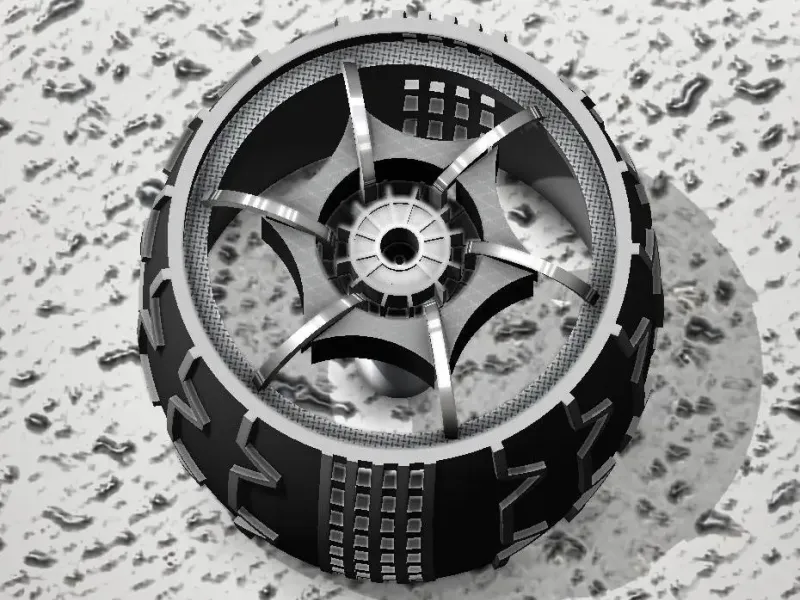Wheel Moon Rover