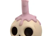 Calavera con vela-0