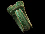 Snake Textured Snake Ring-8