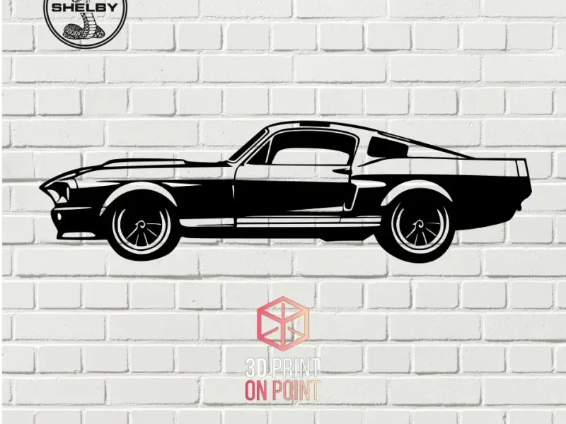 SHELBY MUSTANG VINTAGE - 2D WALL ART #3