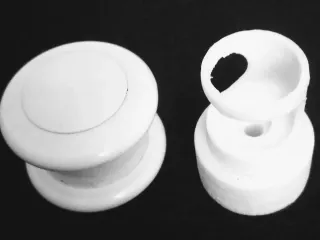 Gardinenstangenhalter / Curtain rod holder