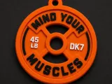 gym keychain -0