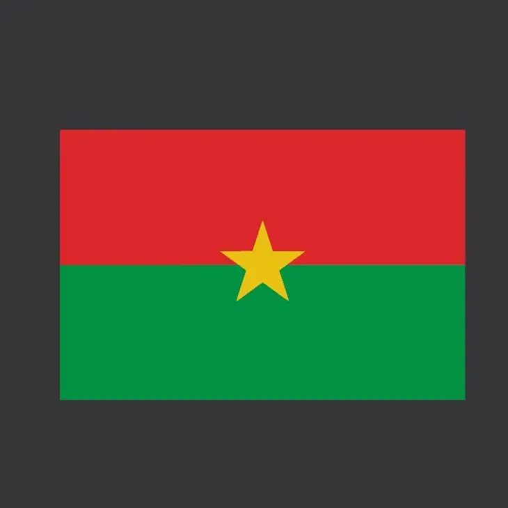 BF - Burkina Faso Flag decoration
