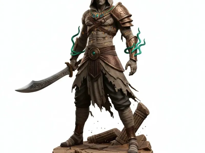 Undead Mummy Warlord