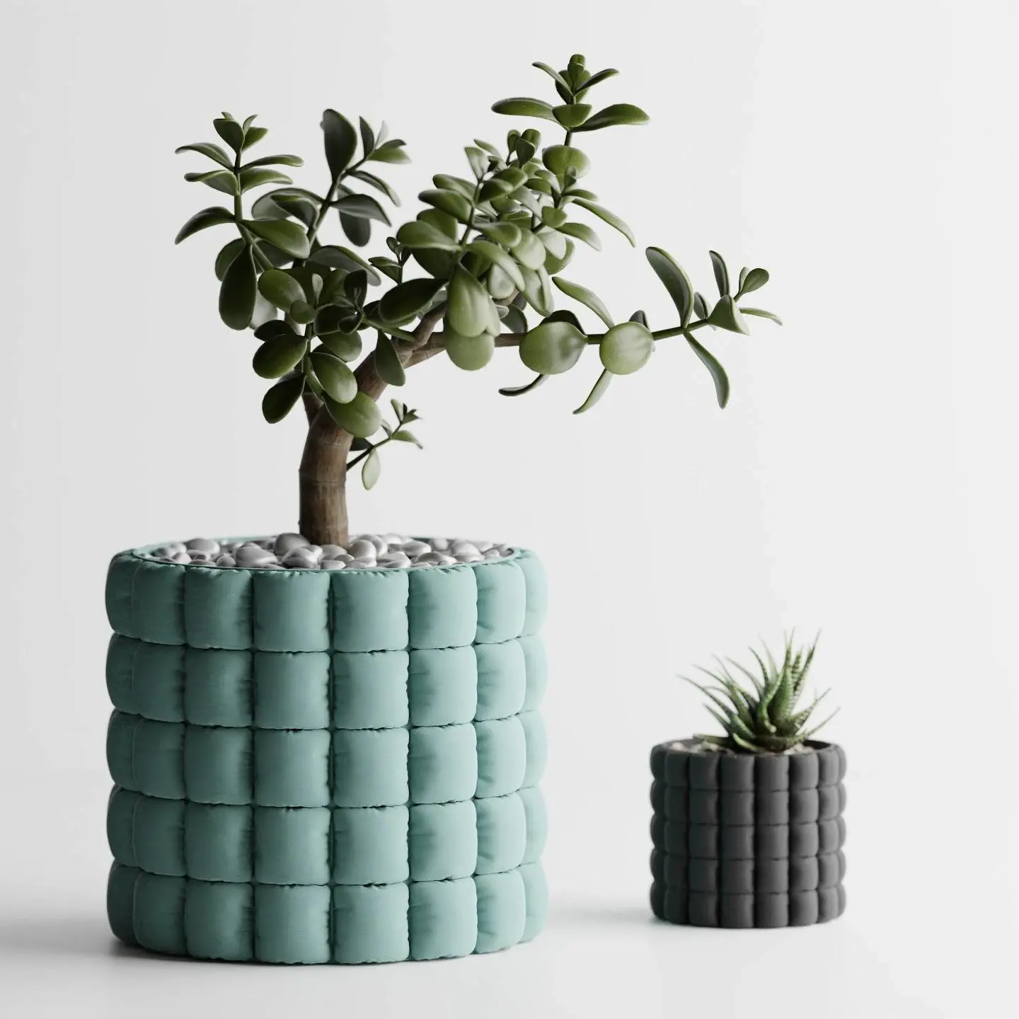 Inflated soft Cloth Planter Plant Pot Vase Series2