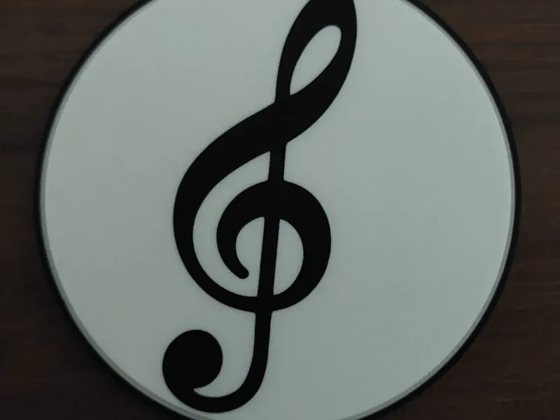 Musical Note Coaster