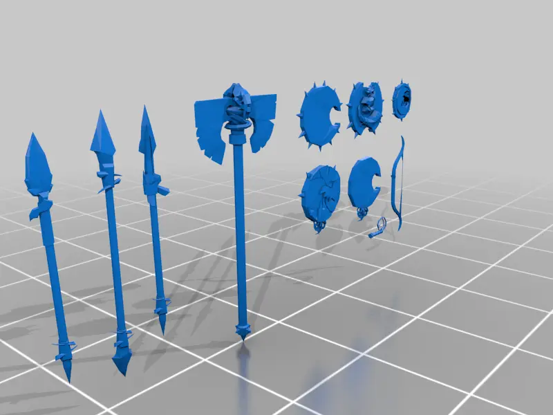 greenskin weapon assets - gubbins