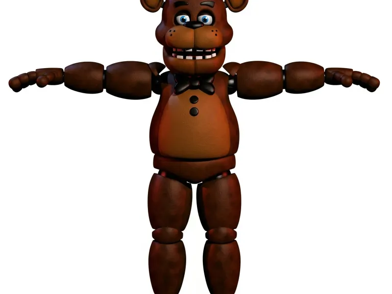 T pose Freddy Fazbear.