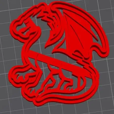 Dragon Cookie Cutter Set – 3D Printable STL for Baking