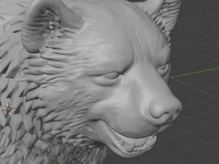 Cute Low-Poly Bear – Easy 3D Printable Model