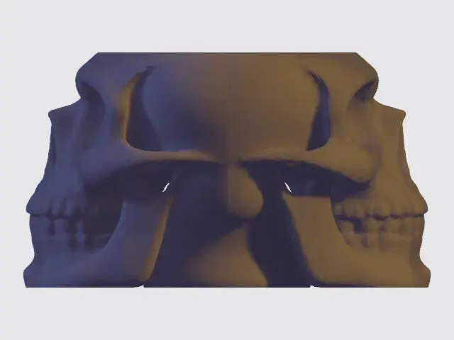 Double-Sided Skull Serving Bowl – Sugar or Salsa