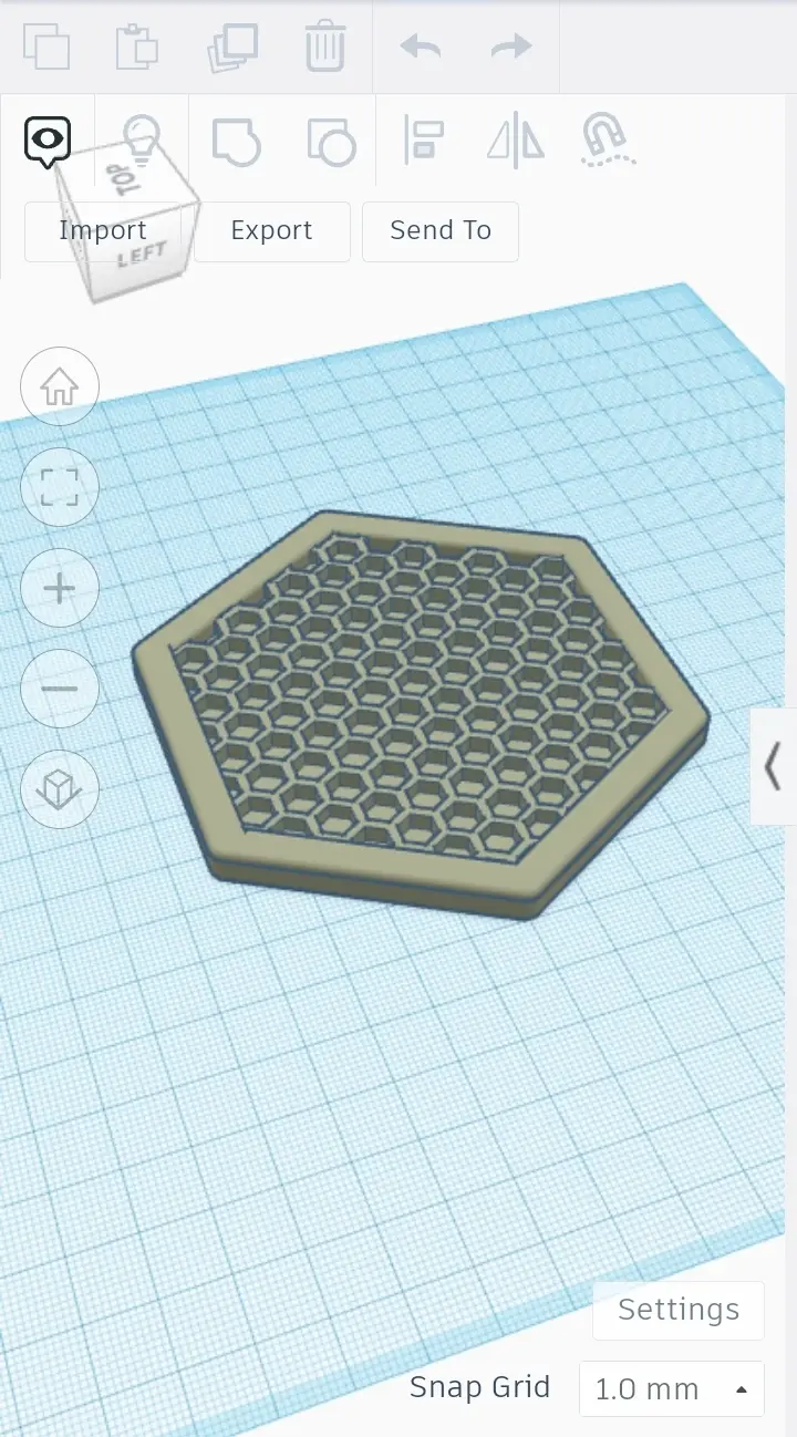 honeycomb coaster 