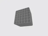 set box with compartments, thk 1,5mm, in size 10x10mm-6