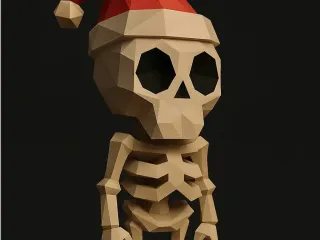 cool crishtmas esqueleton