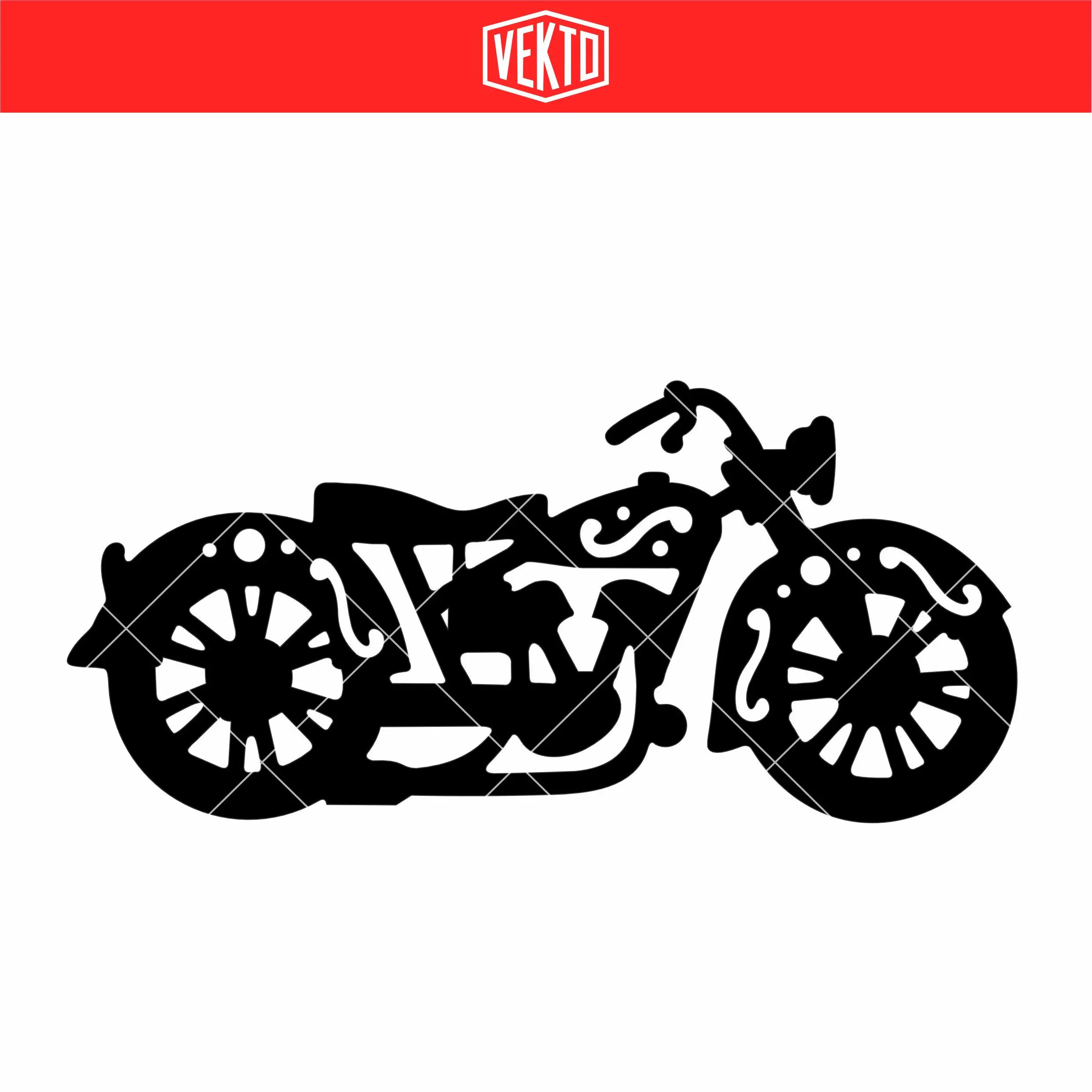 Motorcycle Decorative STL – Biker Art 3D Print