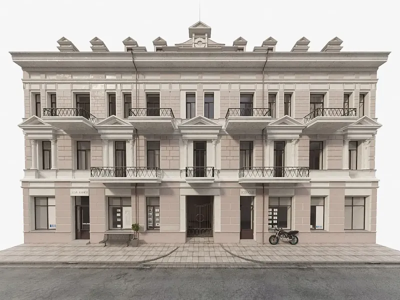 Fassade Mansion der Palast