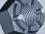 Slotted Metric Hex Head Nut ( Castle Nut)-0