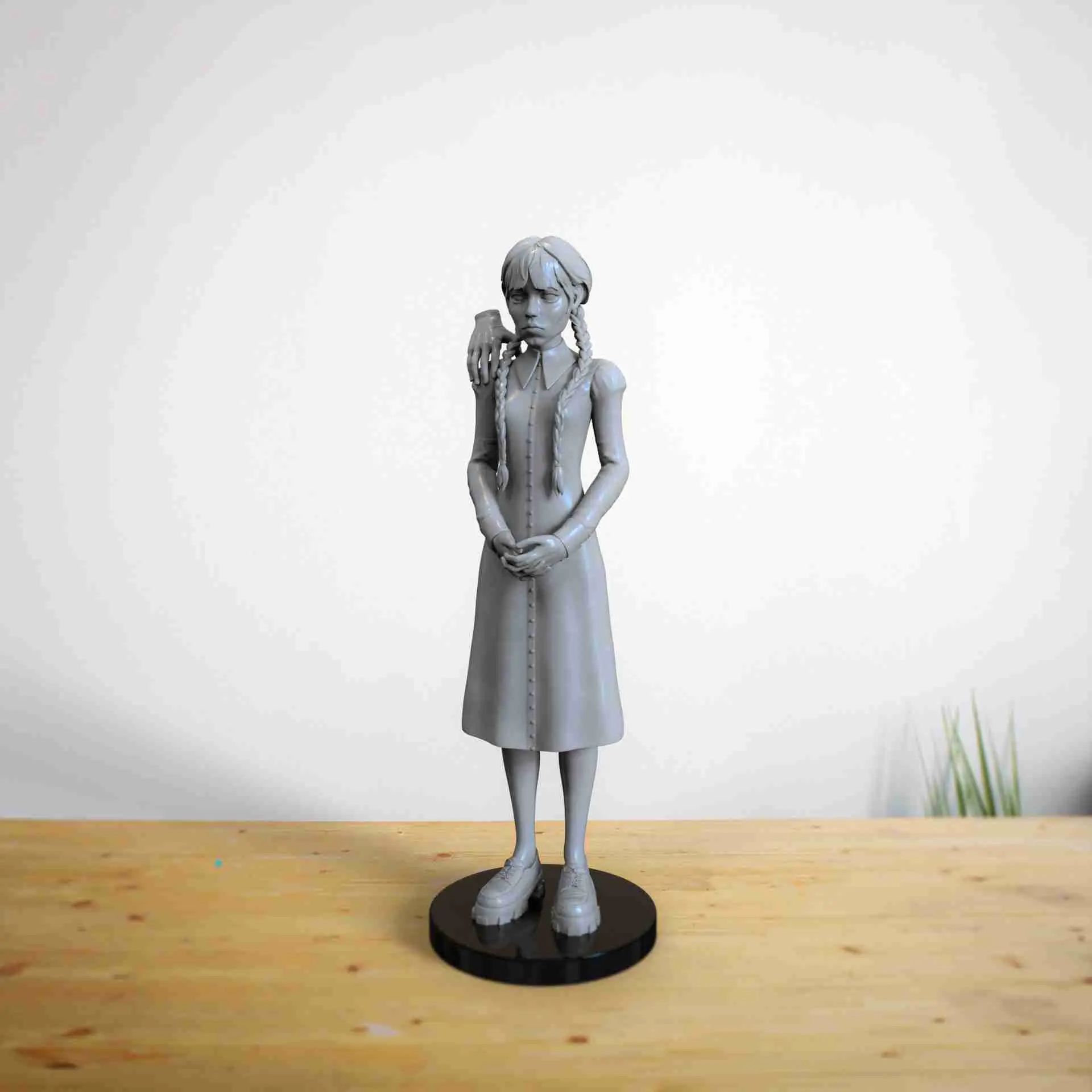 Wednesday Addams fanart sculpt