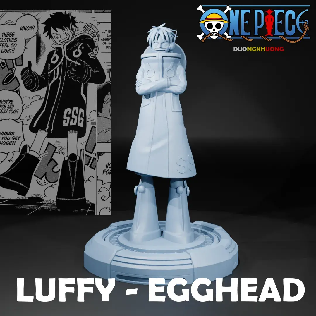 LUFFY FANART - EGGHEAD - ONE PIECE