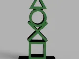 PlayStation themed headphone stand-2